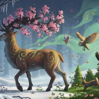 Le Cerf Annonciateur du Printemps
