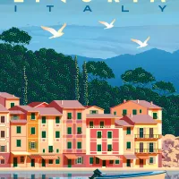 Carte Postale Ligurie