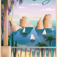 Carte Postale Capri