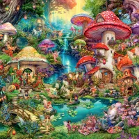 Le Village de Champignons - Aimee Stewart