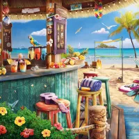Bar au Bord de la Plage