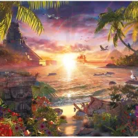 Paradis au Soleil Couchant