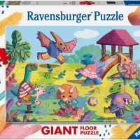 Puzzle Géant de Sol - Pièces XXL - Dinosaures