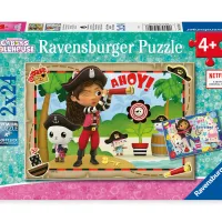 2 Puzzles - Gabby's Dollhouse