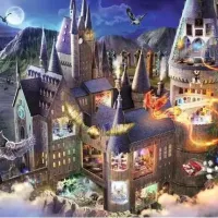 Vue sur le Château de Poudlard / Harry Potter