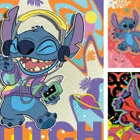3 Puzzles - Play Disney Stitch