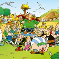 Astérix au village