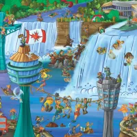 Cartoon Collection - Niagara Falls