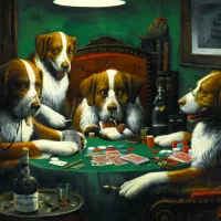 Cassius Marcellus Coolidge - Poker Game