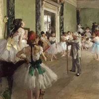 Degas Edgar : La Classe de Danse