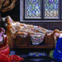 John Collier - The Sleeping Beauty