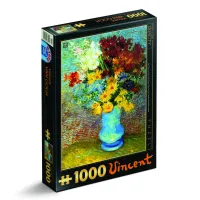 Van Gogh Vincent - Fleurs dans un Vase Bleu