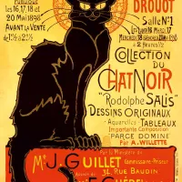 Poster vintage - Collection du Chat Noir