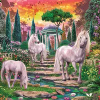 Licorne De Jardin Classique