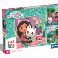 3 Puzzles - Gabby's Dollhouse