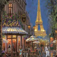 Nuit Au Café Eiffel