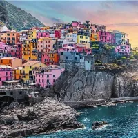Vernazza au coucher du soleil, Italie