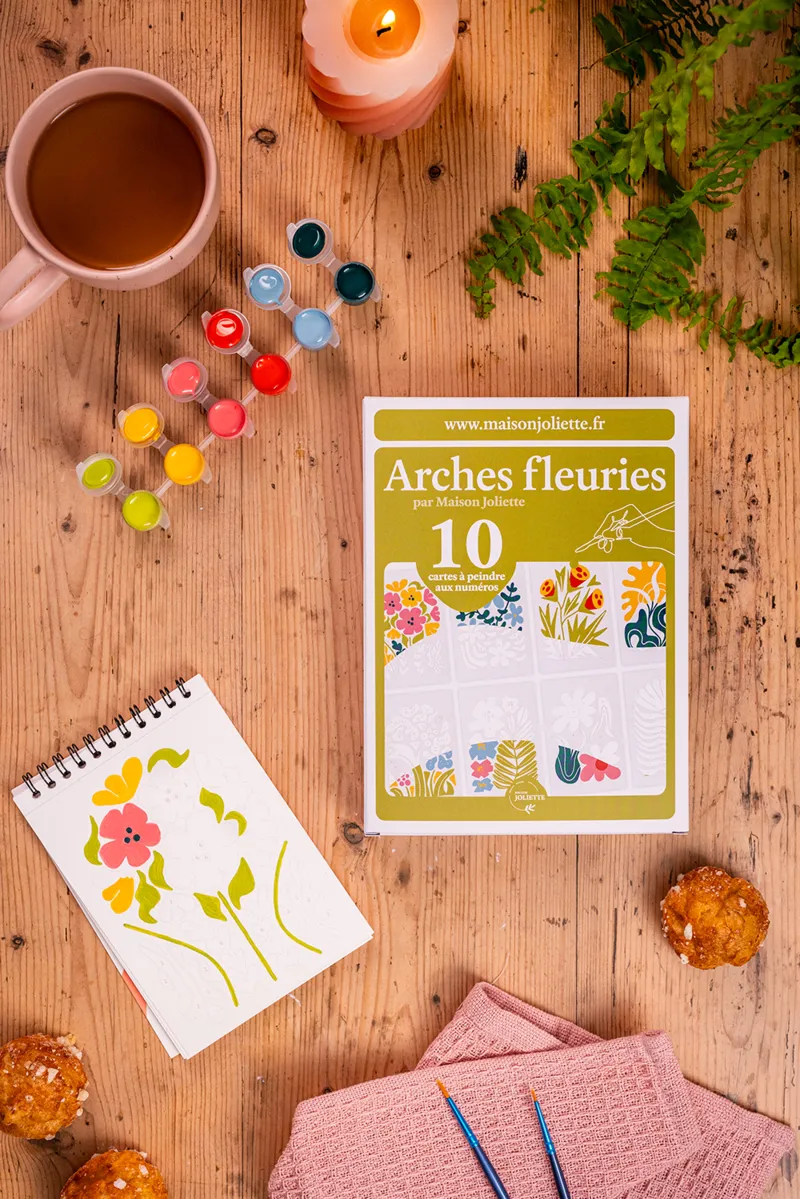 Peinture aux numéros - Arches Fleuries
