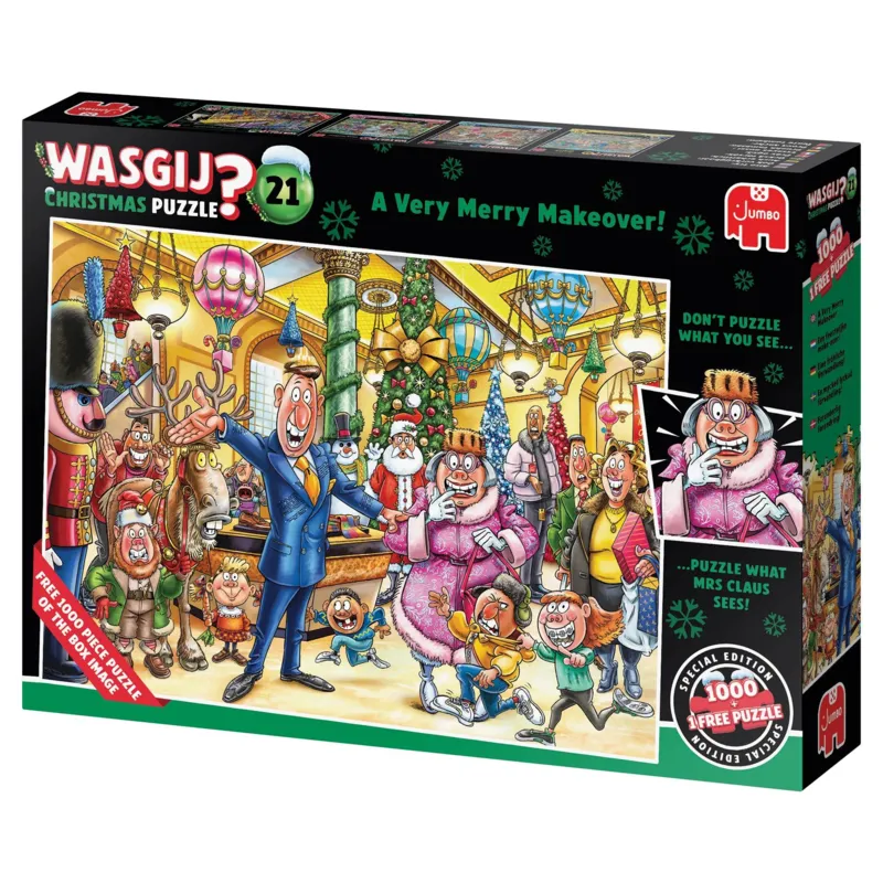 2 Puzzles - Wasgij Christmas 21 - Nouveau look pour Noël !