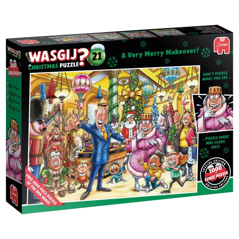 2 Puzzles - Wasgij Christmas 21 - Nouveau look pour Noël !