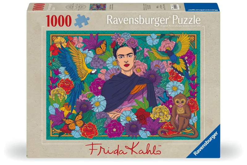Le Paradis de Frida Kahlo : Perroquet, Singe Et Fleurs