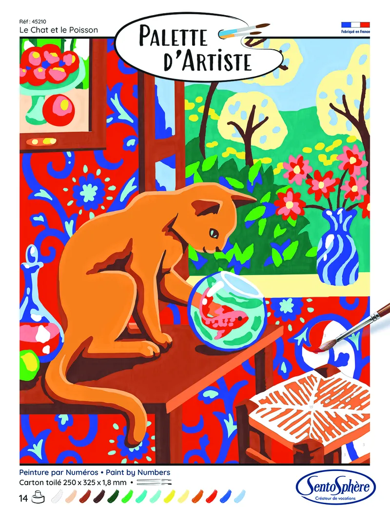 Palette D'Artiste - Le Chat Et Le Poisson