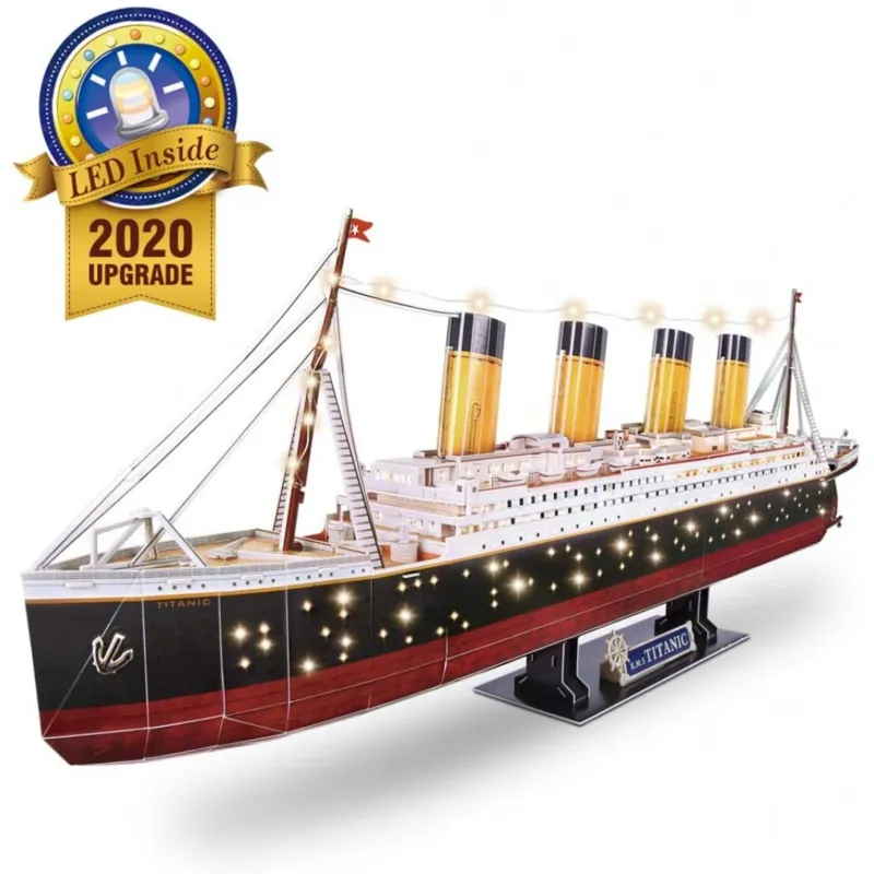 Puzzle 3D avec LED - Titanic