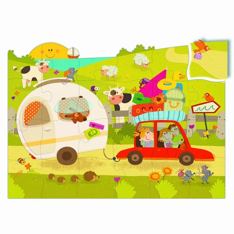 Vertical Puzzle - Sur la route des vacances