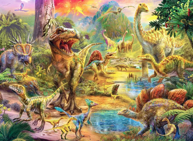 Landscape of Dinosaurs