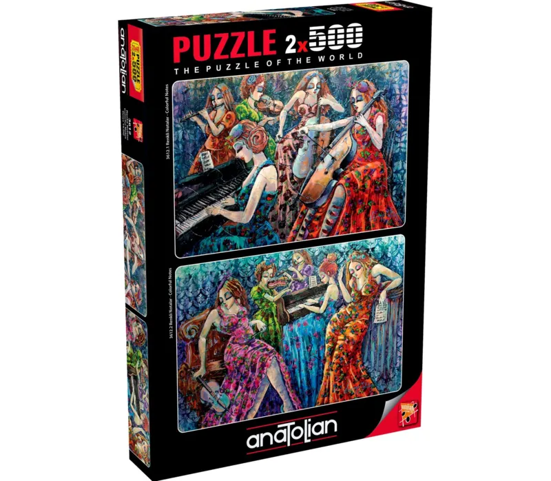 2 Puzzles - Colorful Notes