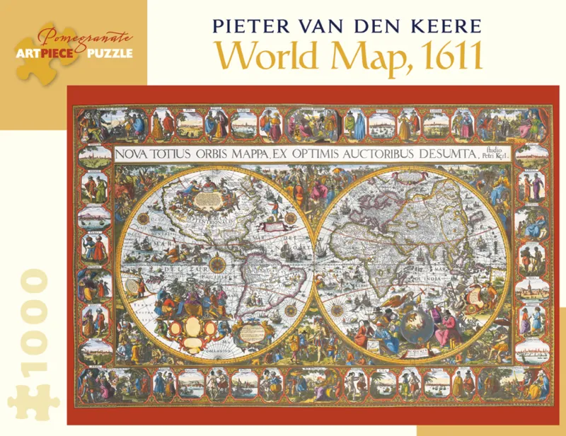 Pieter van den Keere - World Map, 1611