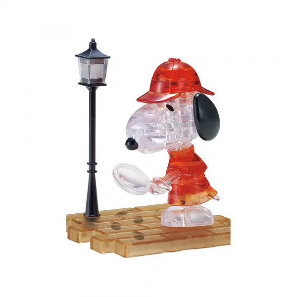 Puzzle 3D - Crystal Puzzle - Detective Snoopy