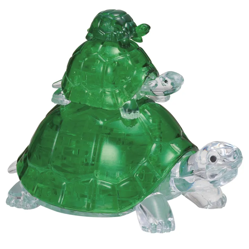 3D Crystal Puzzle - Tortues