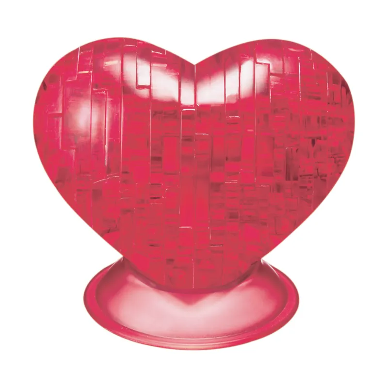 Puzzle 3D en Plexiglas - Coeur Rouge