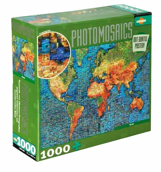 Puzzle Mosaïque - Carte du monde