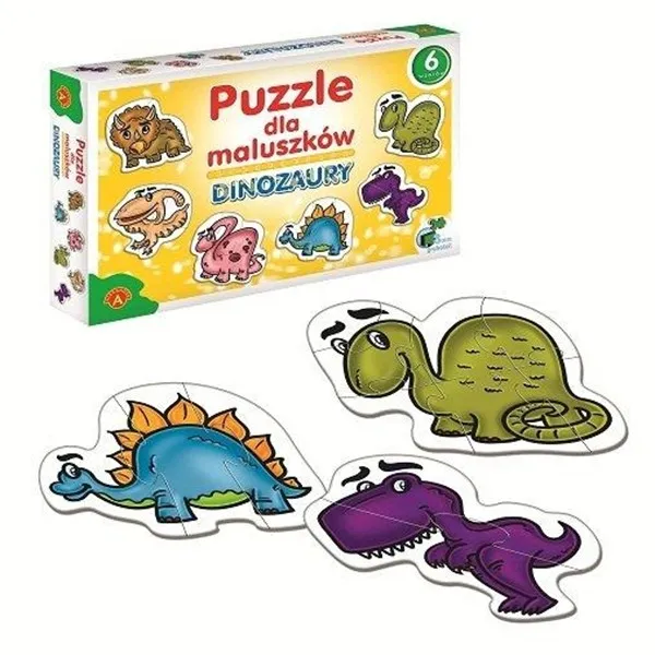 6 Puzzles - Dinosaures