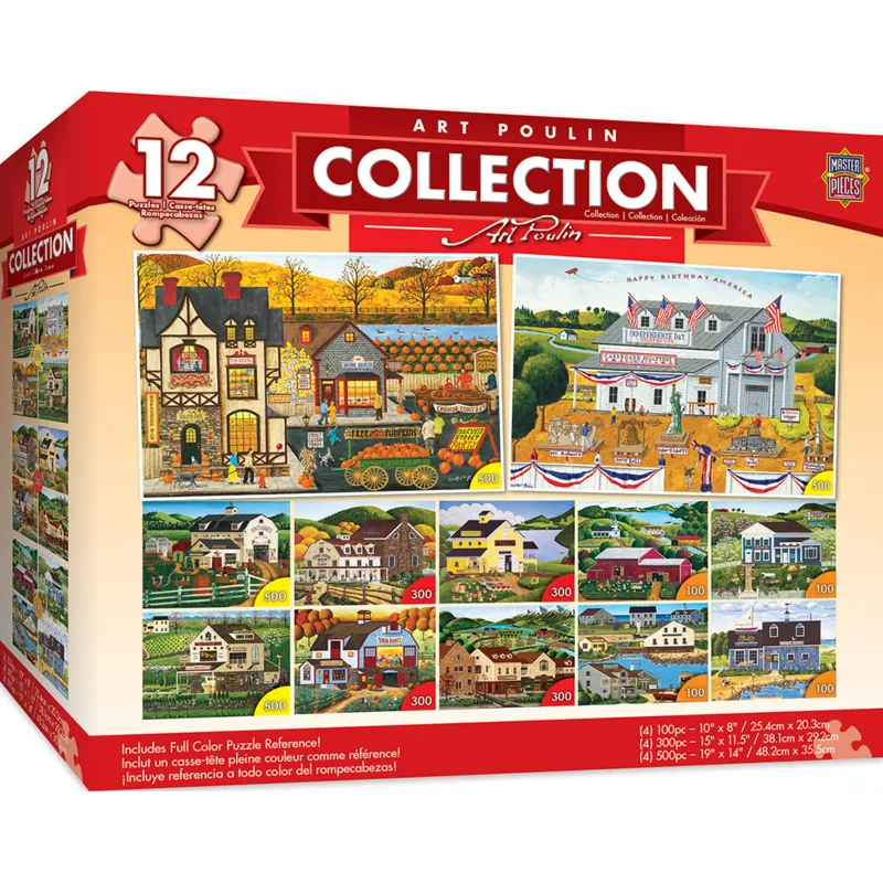 12 Puzzles - Art Poulin Collection