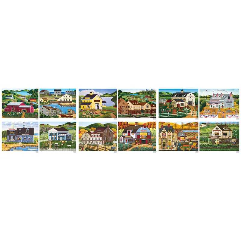 12 Puzzles - Art Poulin Collection