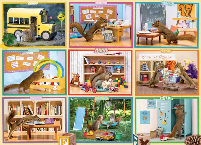 Écureuils à l'École - Random Cut