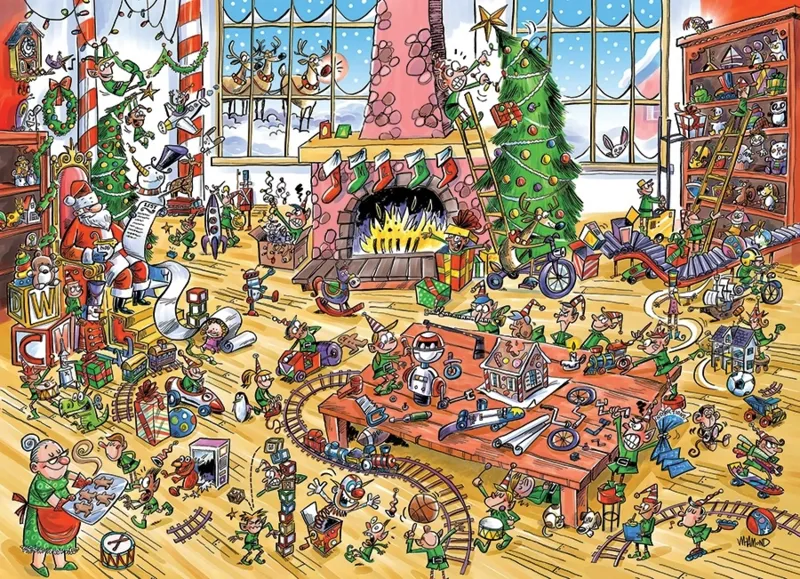 DoodleTown: Elves at Work