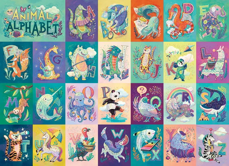 Alphabet animal - Family Pieces