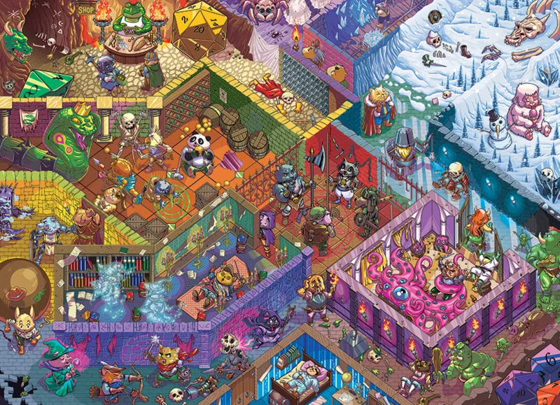 Pièces XXL - Course de Donjon - Random Cut