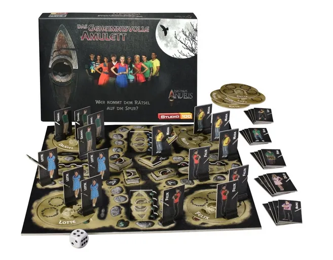 Das Haus Anubis : Brettspiel Das geheimnisvolle Amulett (Jeu de société en Allemand)