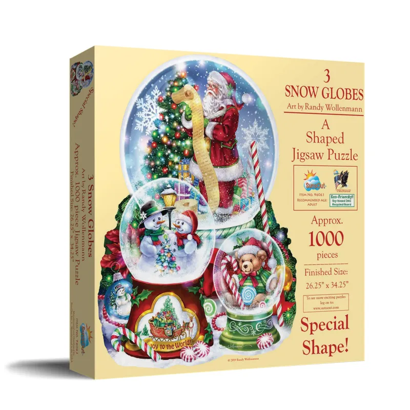 Randy Wollenmann - 3 Snow Globes