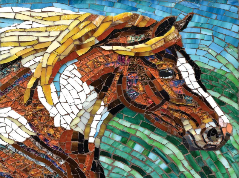 Cynthie Fisher - Stained Glass Horse