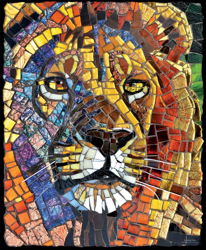 Cynthie Fisher - Stained Glass Lion