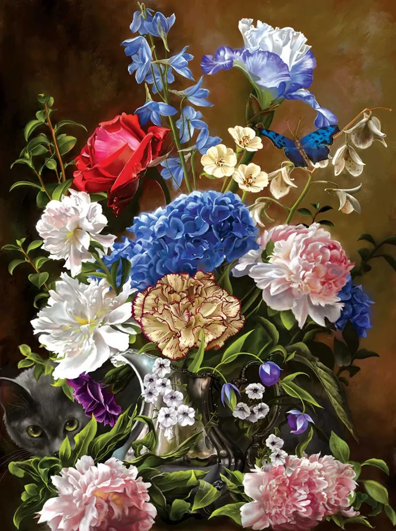 Bouquet in Blue