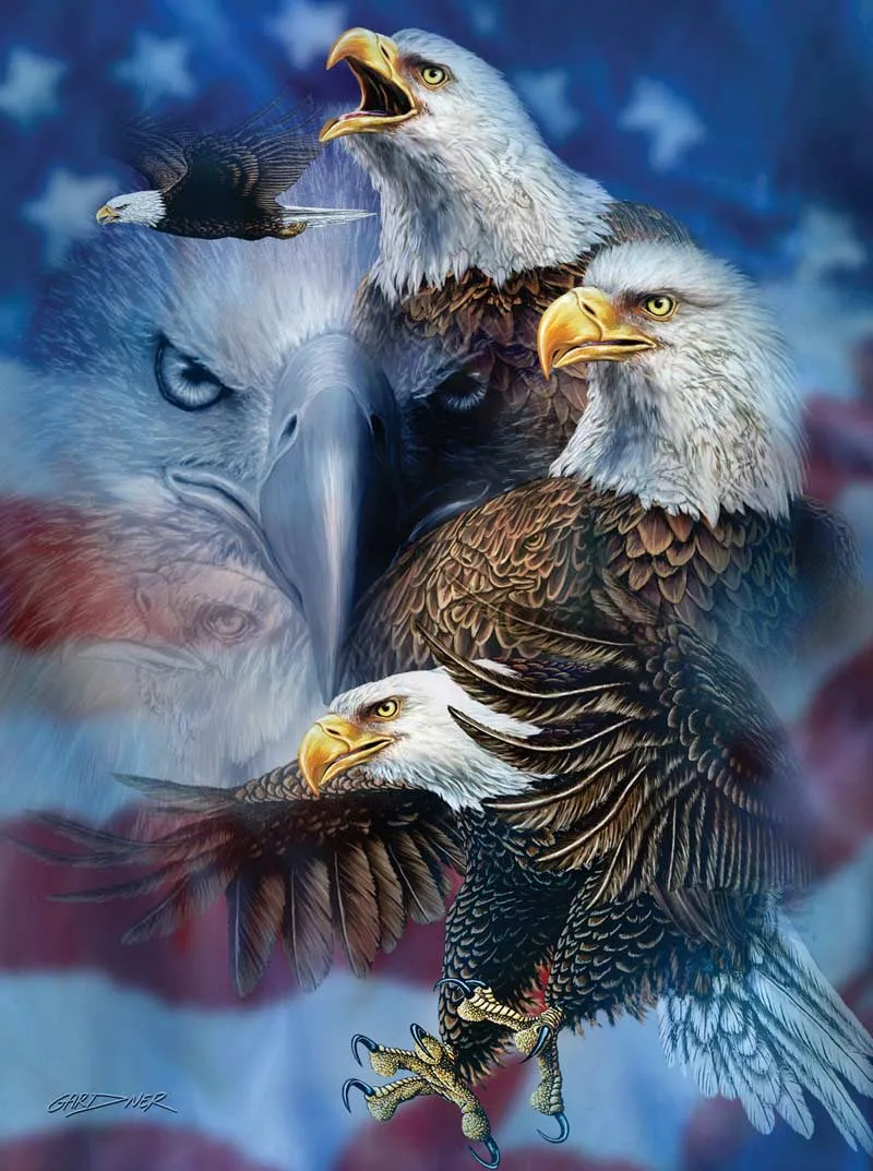 Steven Michael Gardner - Patriotic Eagles