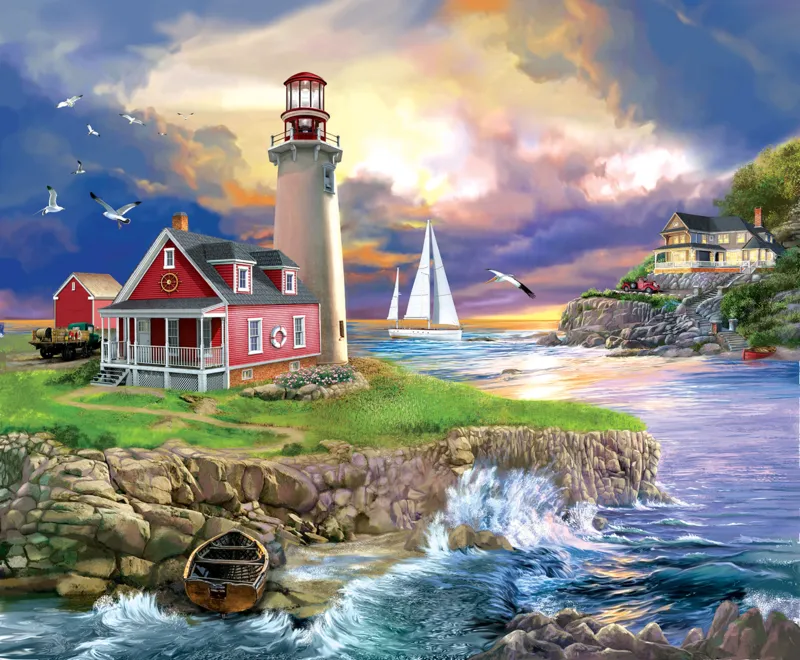 Bigelow Illustrations - Sunset Point Lighthouse