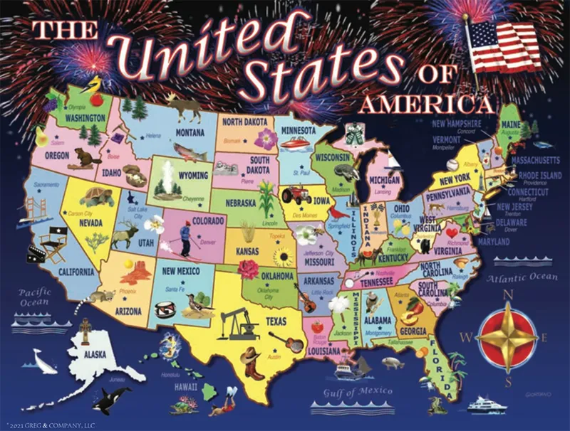 Greg and Company - United States Map